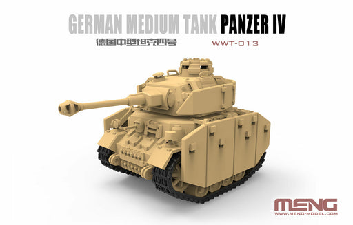 Meng WWT-013 German Medium Tank Panzer IV (Cartoon Model) - Hobby City NZ (8967469007085)
