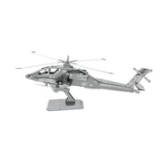 Metal Earth MMS083  AH-64 Apache Helicopter (8137516646637)