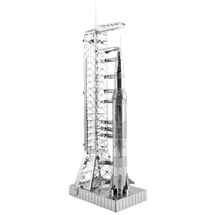 Metal Earth MMS167 Apollo Saturn V with Gantry (8925257728237)