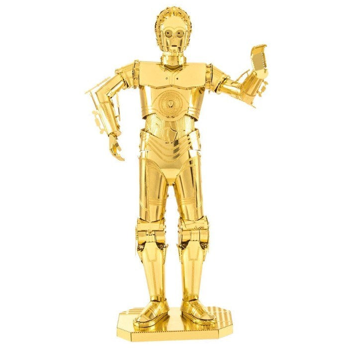 Metal Earth MMS270 Star War's C-3PO Gold - Hobby City NZ (7495713194221)