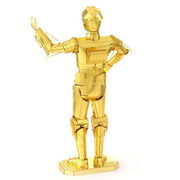 Metal Earth MMS270 Star War's C-3PO Gold - Hobby City NZ (7495713194221)