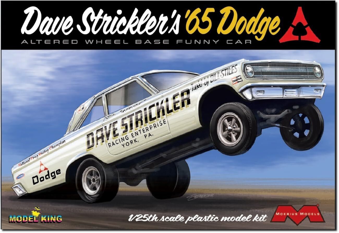 Moebius Models 2451 1/25 65 Dodge AWB FunnyCar Stk (8950427713773)