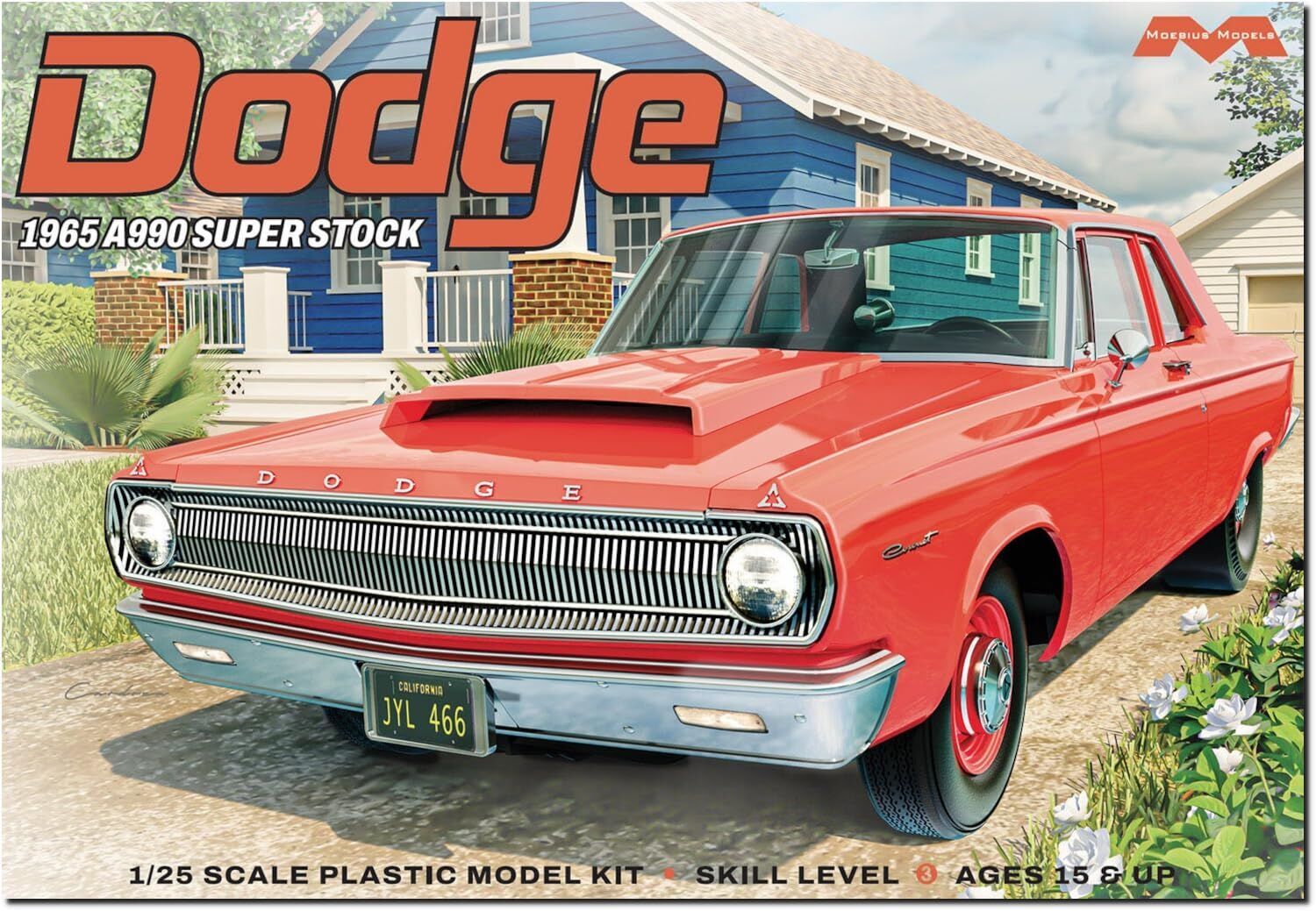 Moebius Models 2460 1/25 65 Dodge A990 Super Stock (8950427812077)