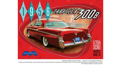 Moebius Models 1207 1/25 1956 Chrysler 300B - Hobby City NZ