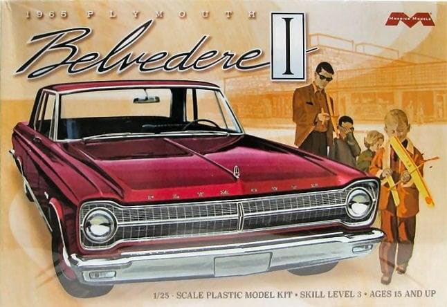 Moebius Models 1218 1/25 1965 Plymouth Belvedere (8324648960237)