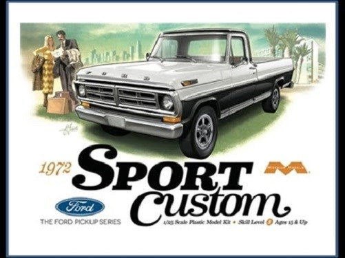 Moebius Models 1220 1/25 1972 Ford Sport Custom Pickup