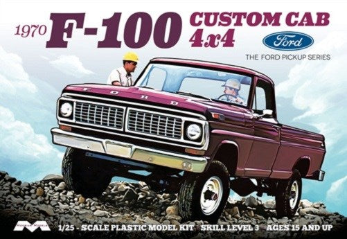Moebius Models 1230 1/25 '70 Ford Custom Cab 4x4