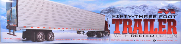 Moebius Models 1302 1/25 53-Foot Trailer w/Reefer Option (8294593036525)
