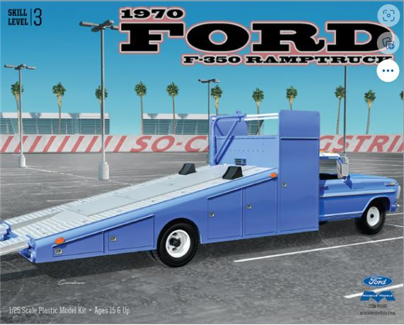 Moebius Models 1/25 '70 Ford F350 Ramp Truck