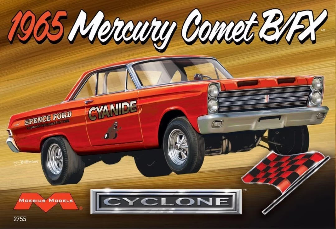 Moebius Models 1/25 '65 Mercury Comet B/FX