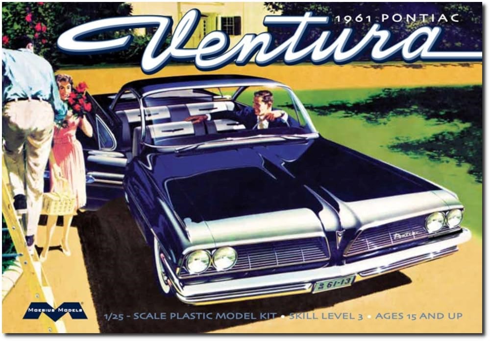 Moebius Models 2851 1/25 61 Pontiac Ventura SD (8666325221613)