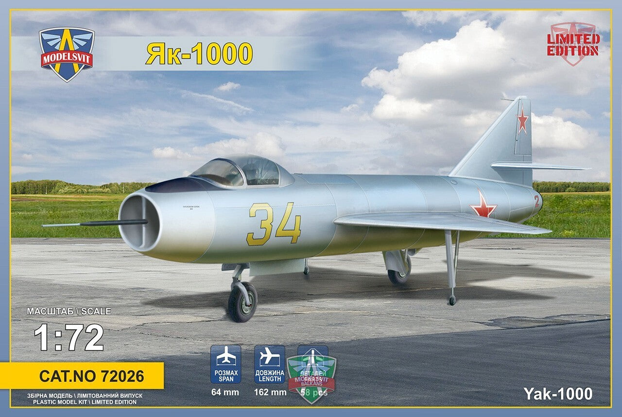 ModelSvit Yak 1000 Supersonic demostrator