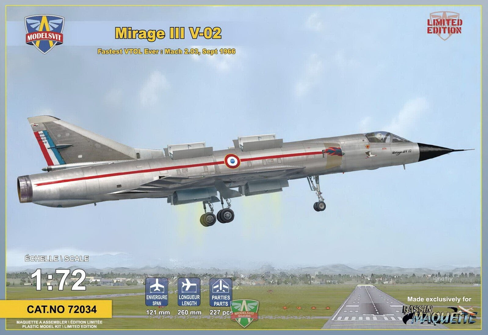 ModelSvit Mirage III V-02 fastest VTOL ever