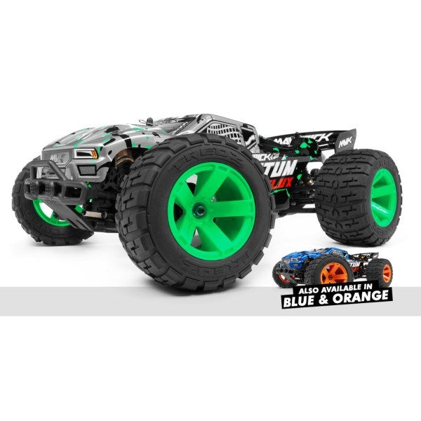 Maverick MV150208 1/10 Quantum XT FLUX 80A 4WD Stadium Truck RTR Silver/Green (7932606152941)