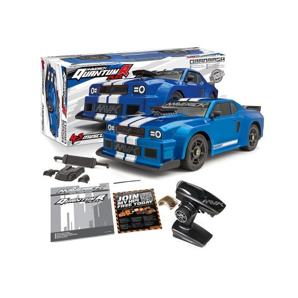 Maverick MV150310 1/8 QuantumR FLUX 4S 4WD Muscle Car RTR Blue