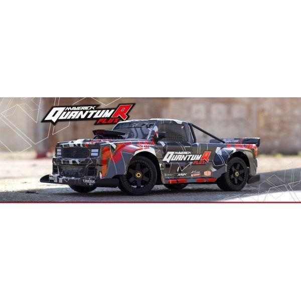 Maverick MV150313 1/8 QuantumR FLUX 4S 4WD Race Truck RTR Grey/Red (7932606284013)