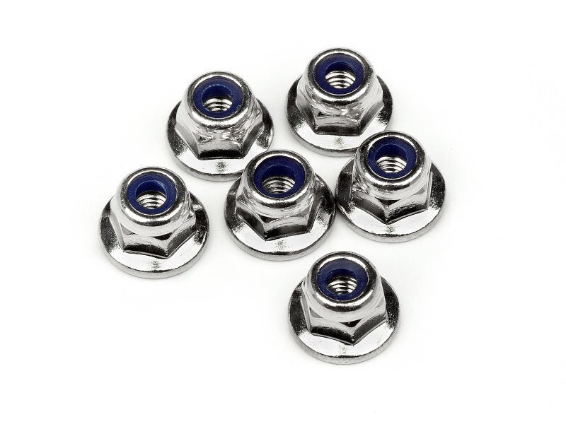 Maverick 28041 Flanged Nylock Nuts M3 (6) (8452851302637)