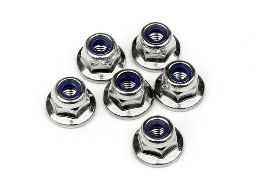 Maverick 28041 Flanged Nylock Nuts M3 (6) - Hobby City NZ (8452851302637)