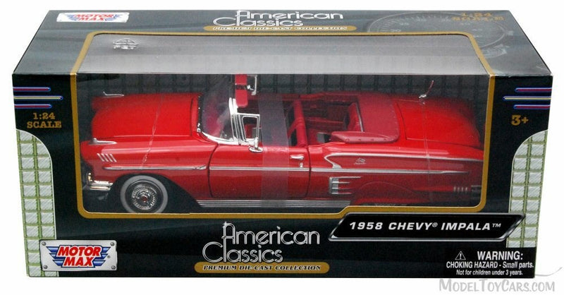 Motormax 73267 1/24 1958 Chevrolet Impala Convertible (8868015898861)