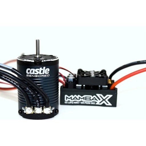 Castle Creations CSE010015511 Mamba X 25.2V WP ESC + 1406-3800kV Sensored Combo - Hobby City NZ
