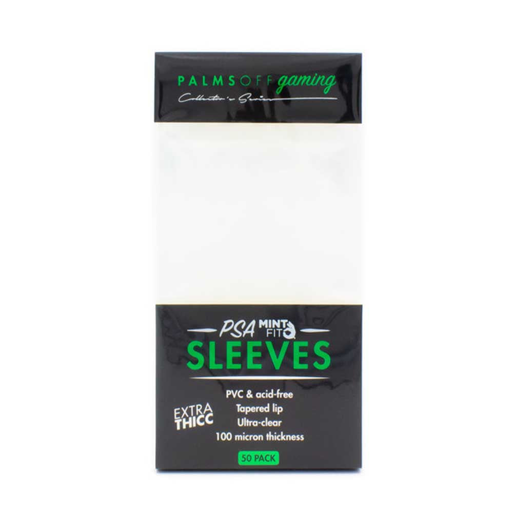 Palms Off PSA Graded Card Mint-Fit Sleeves Extra Thick 50pc
