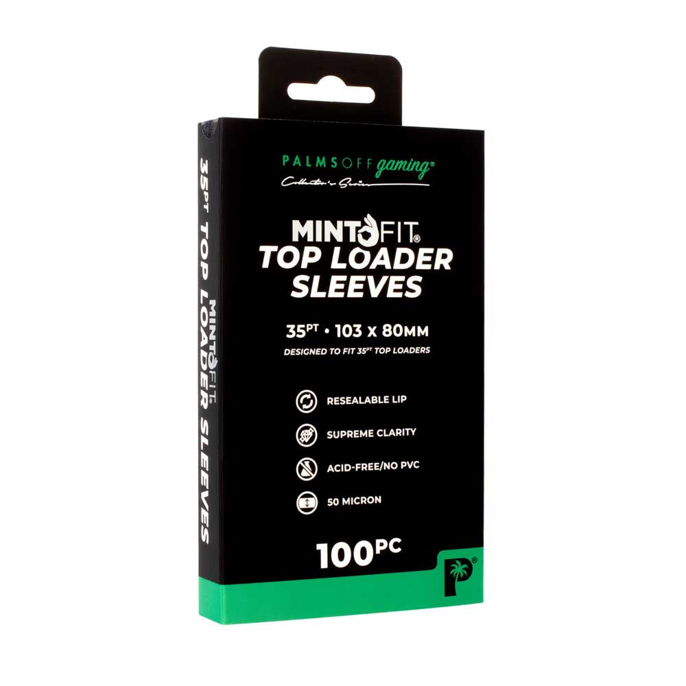 Palms Off Mint-Fit Top Loader Sleeves 35pt -100pc