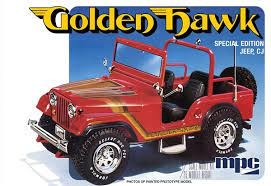 MPC 0986 1/25 '81 Jeep CJ5 Golden Hawk (8346426835181)