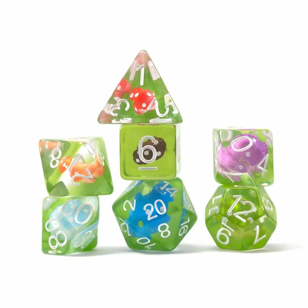 Sirius Mushroom Village Dice Set 7 - SDZ0024-01