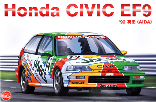 NuNu 24021 1/24 Honda Civic EF9 1992 JTC (AIDA) - Hobby City NZ (8967470350573)