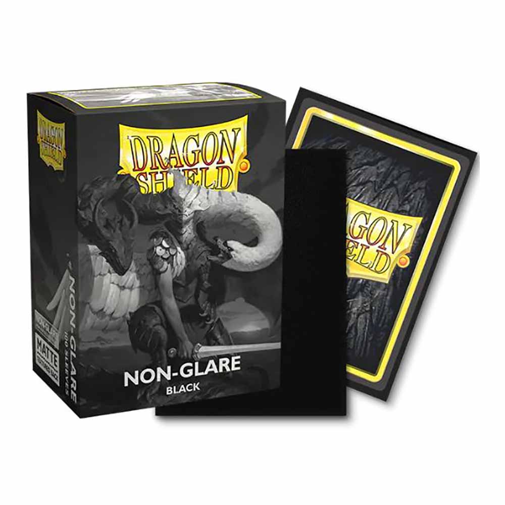 Dragon Shield Sleeves (100) Matte NonGlare Black V2
