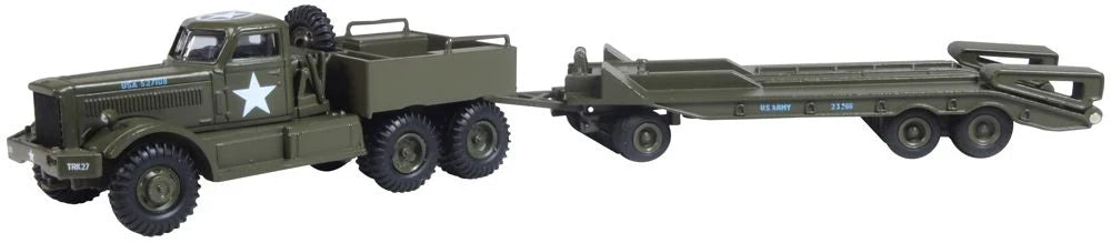 Oxford 1/76 Diamond T Tank Transporter & Trailer - OXFDT007