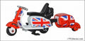 Oxford SC002 1/76 Scooter & Trailer (8753881972973)