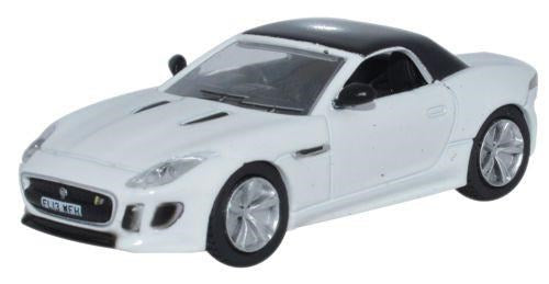 Oxford 76FTYP002 1/76 Jaguar F-Type - Polaris White - Hobby City NZ (7797516271853)