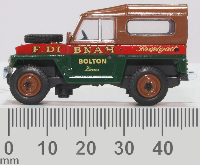 Oxford LRL006 1/76 Land Rover 1/2 Ton Lightweight Hard Top- Fred Dibnah (8753876402413)