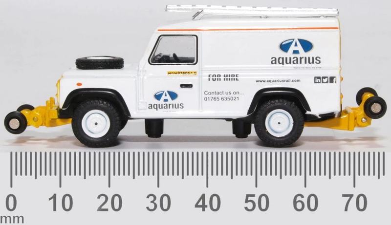 Oxford OX-OR76ROR004 1/76 Land Rover Defender - Aquarius Rail (8868003512557)