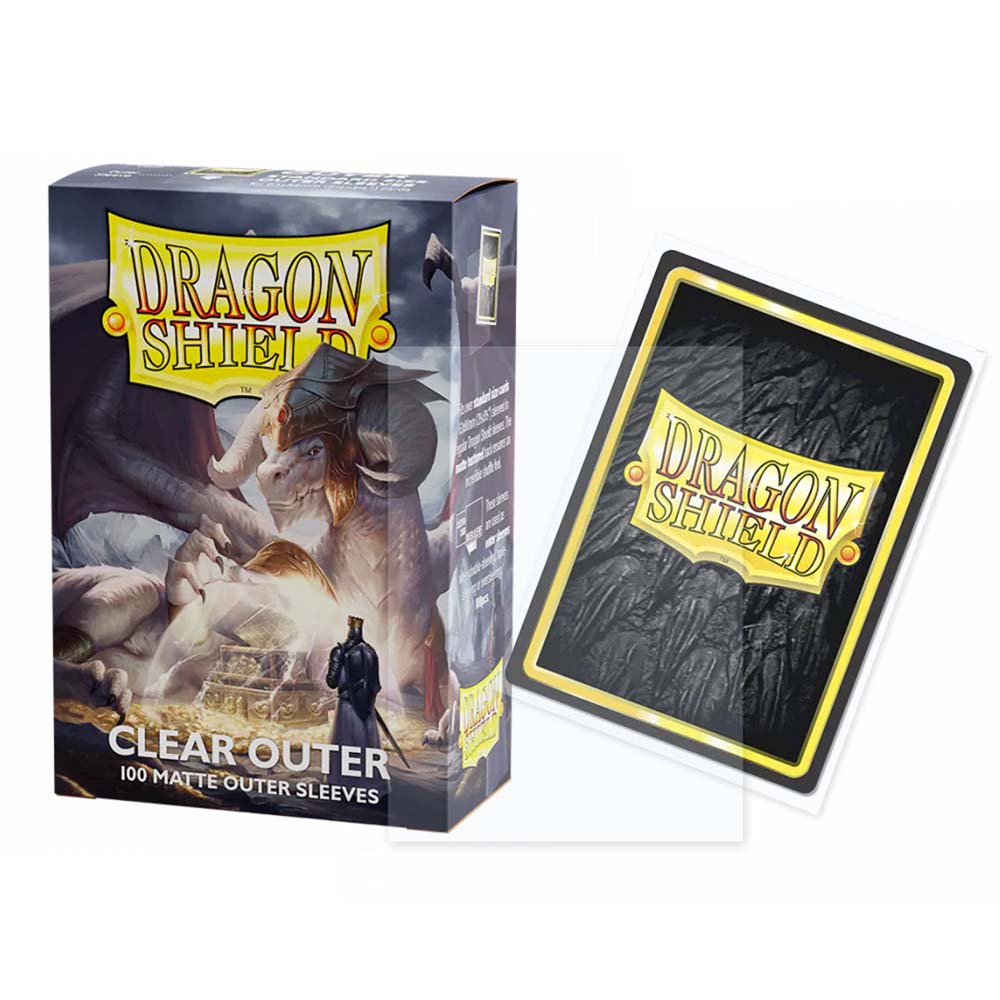 Dragon Shield Outer Sleeves Matte Clear Sleeves (100)