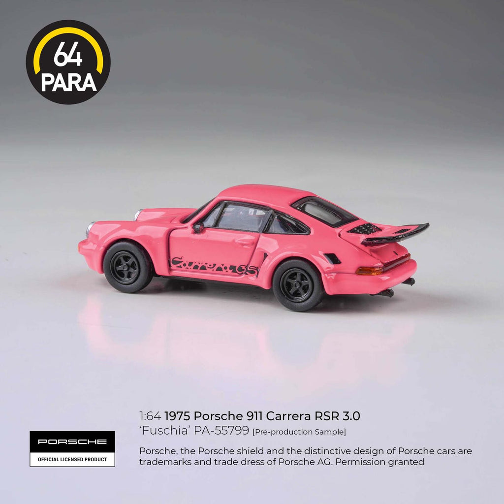 Para64 PA-55799 1974 Porsche 911 Carrera RSR 3.0 Fuschia LHD Diecast Model Car
