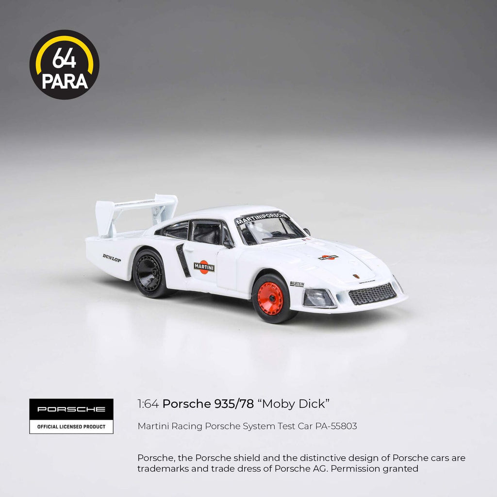 Para64 PA-55803 Porsche 935/78 Martini Racing Porsche System Test Car LHD Diecast Model
