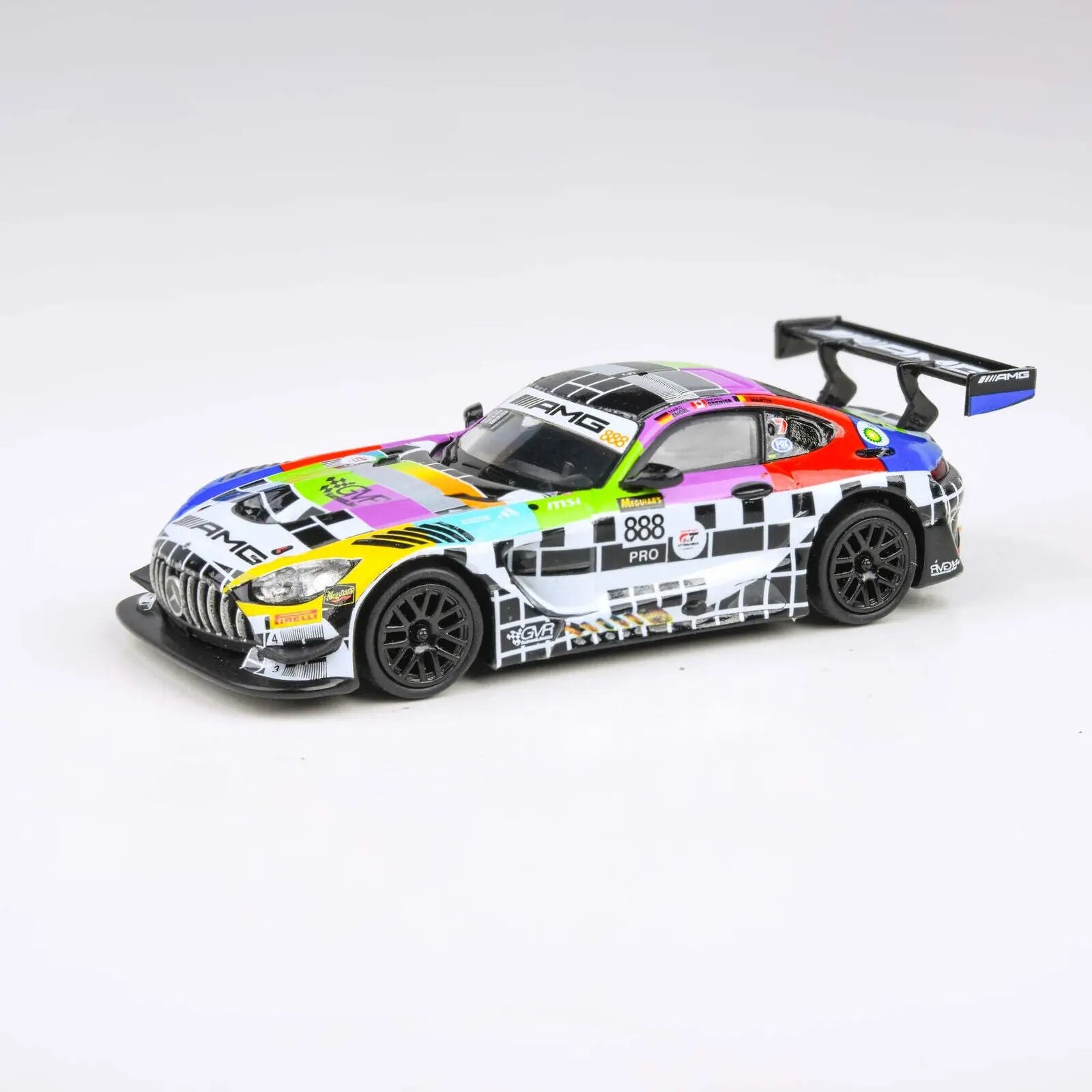 Para64 PA-56361 Mercedes-AMG GT3 2025 Bathurst 12H GruppeM Racing #888 Diecast Model Car