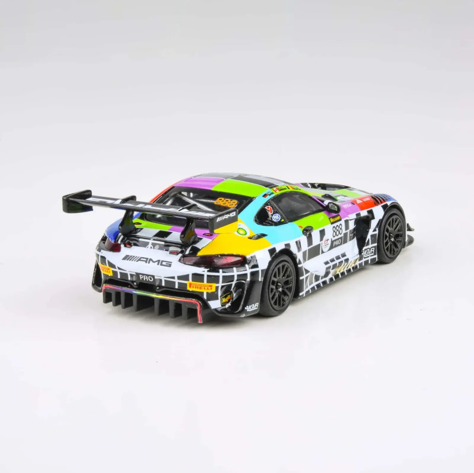 Para64 PA-56361 Mercedes-AMG GT3 2025 Bathurst 12H GruppeM Racing #888 Diecast Model Car