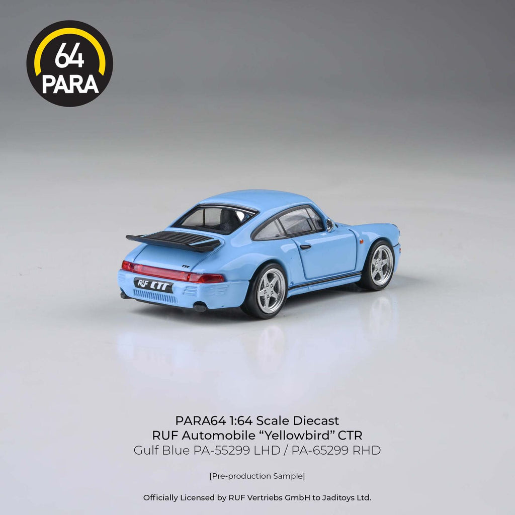 Para64 PA-65299 RUF CTR 1987 Gulf Blue RHD Diecast Model Car