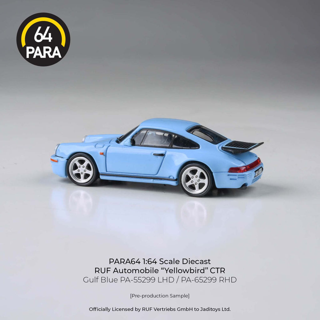 Para64 PA-65299 RUF CTR 1987 Gulf Blue RHD Diecast Model Car