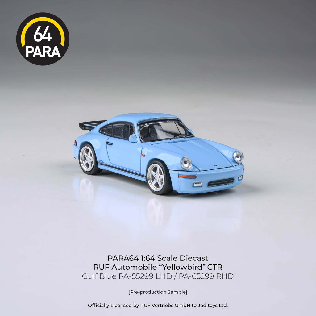 Para64 PA-65299 RUF CTR 1987 Gulf Blue RHD Diecast Model Car