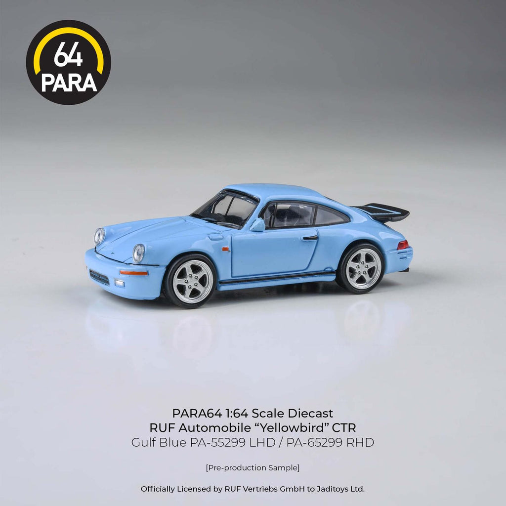 Para64 PA-65299 RUF CTR 1987 Gulf Blue RHD Diecast Model Car