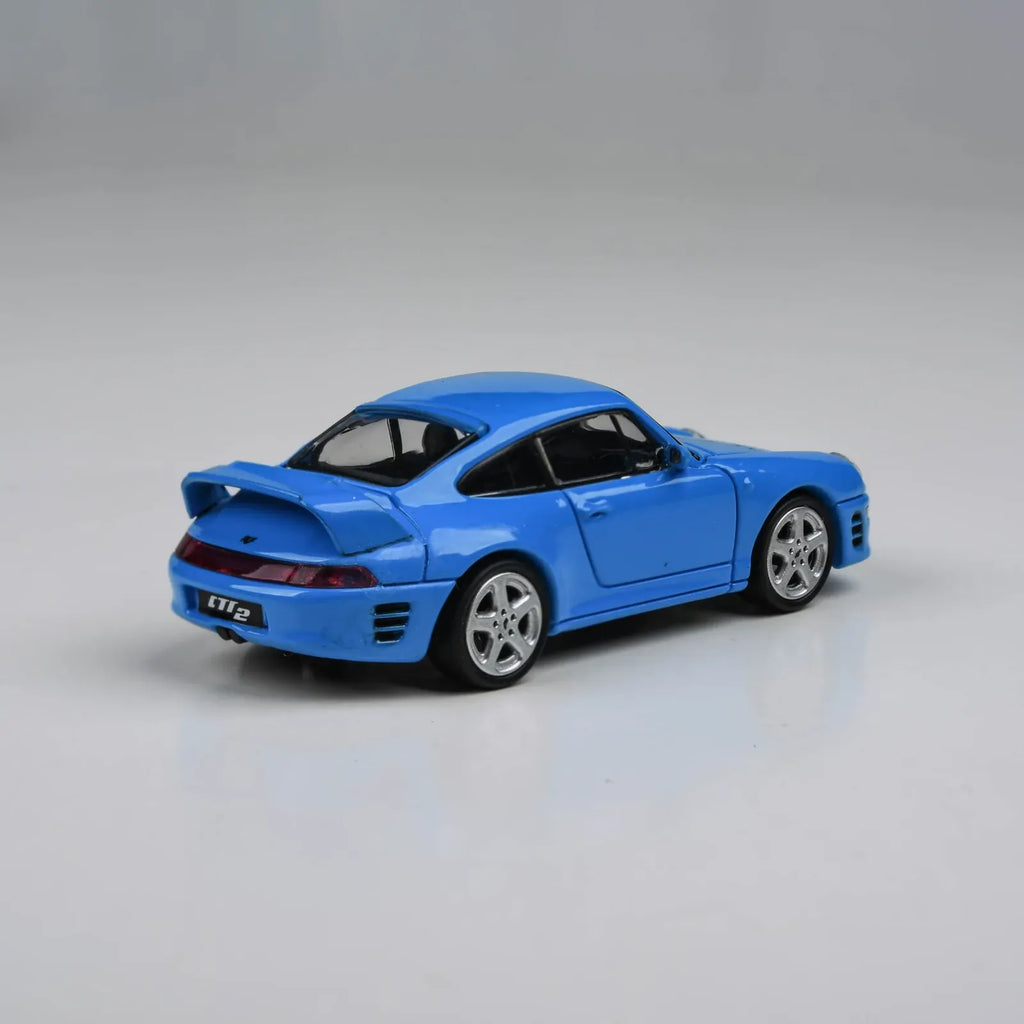Para64 PA-65377 1995 RUF STR2 Mexico Blue RHD Diecast Model Car