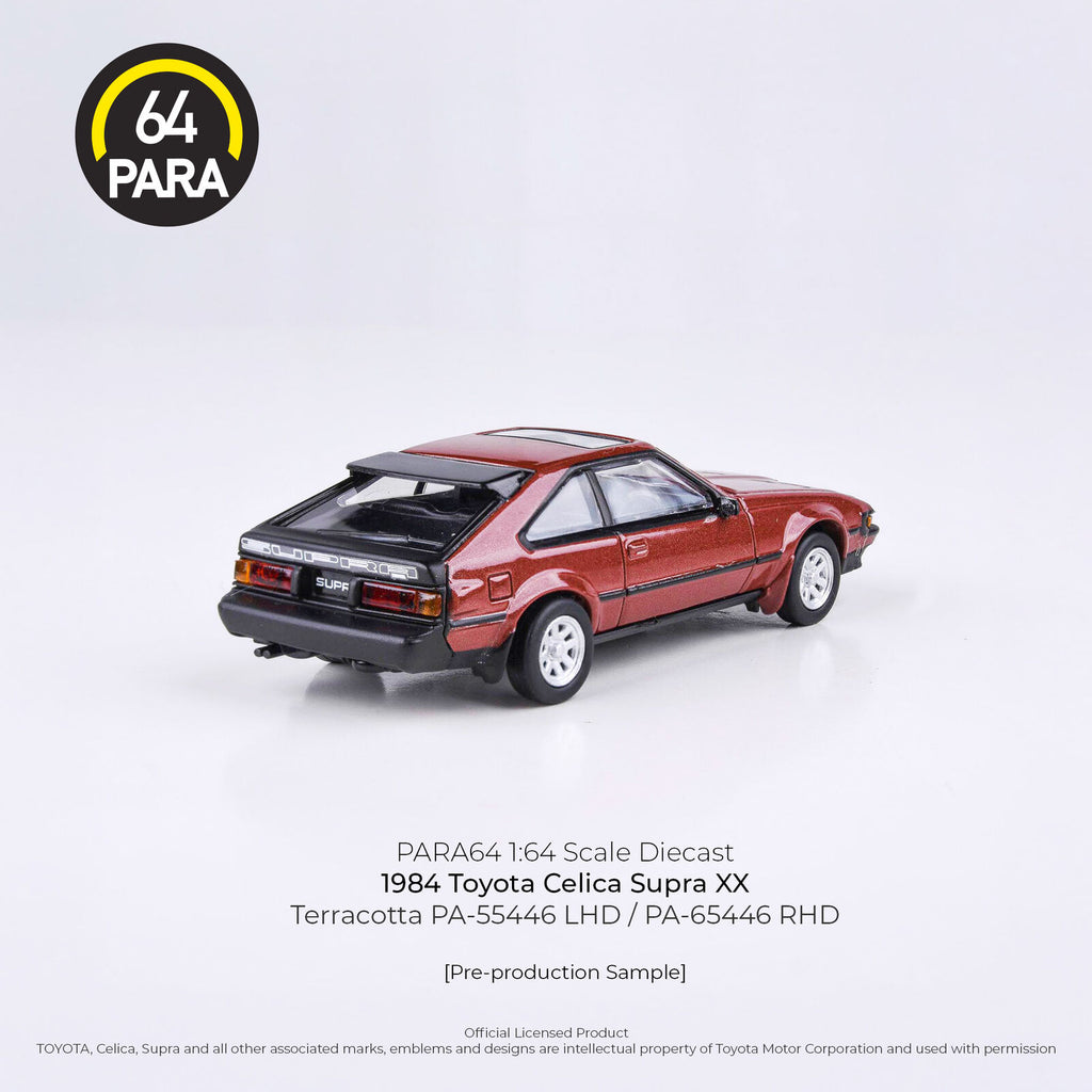 Para64 PA-65446 1984 Toyota A60 Celica XX / Celica Supra Terracotta RHD Diecast Model Car