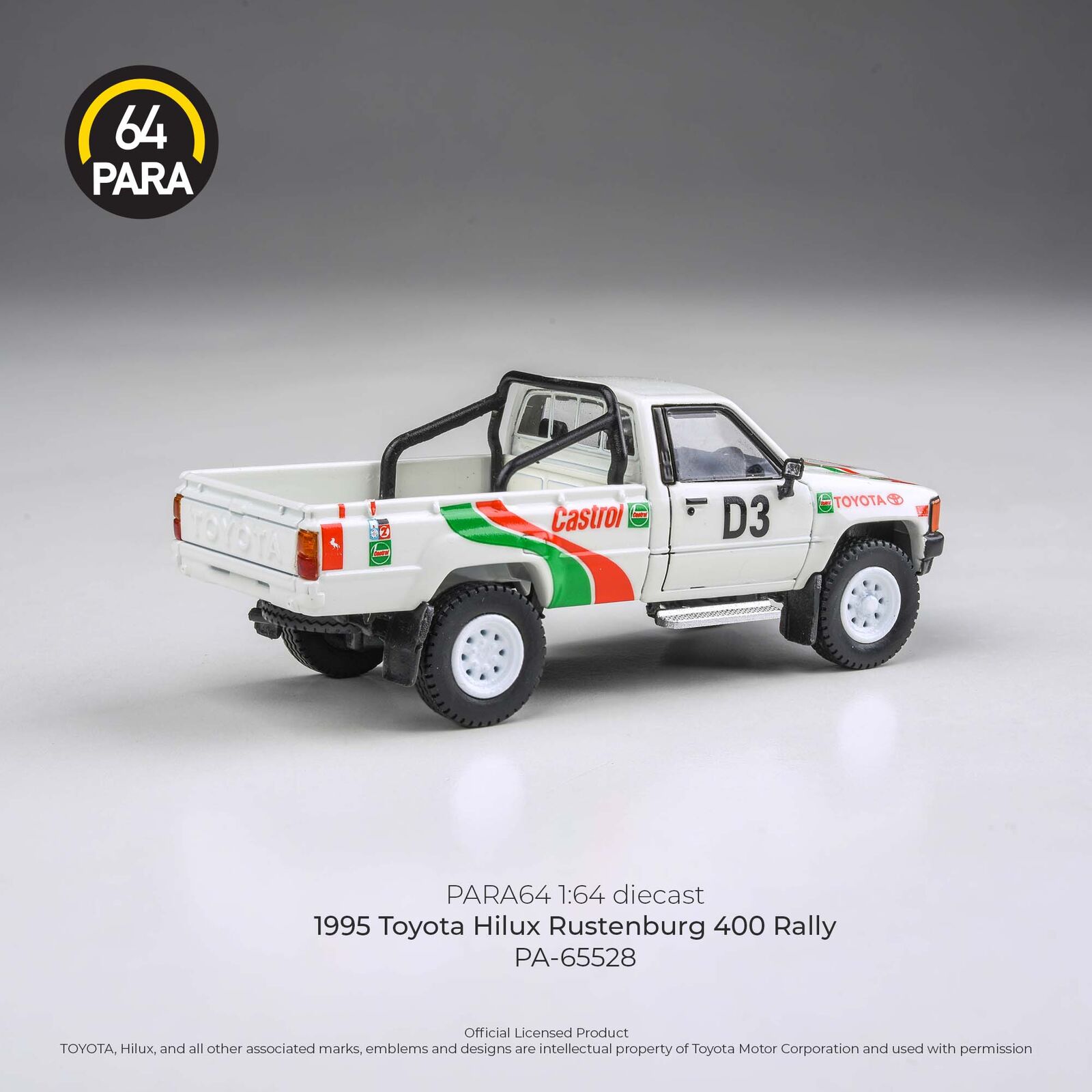 Para64 PA-65528 1995 Toyota Hilux Rustenburg 400 Rally RHD Diecast Model Car