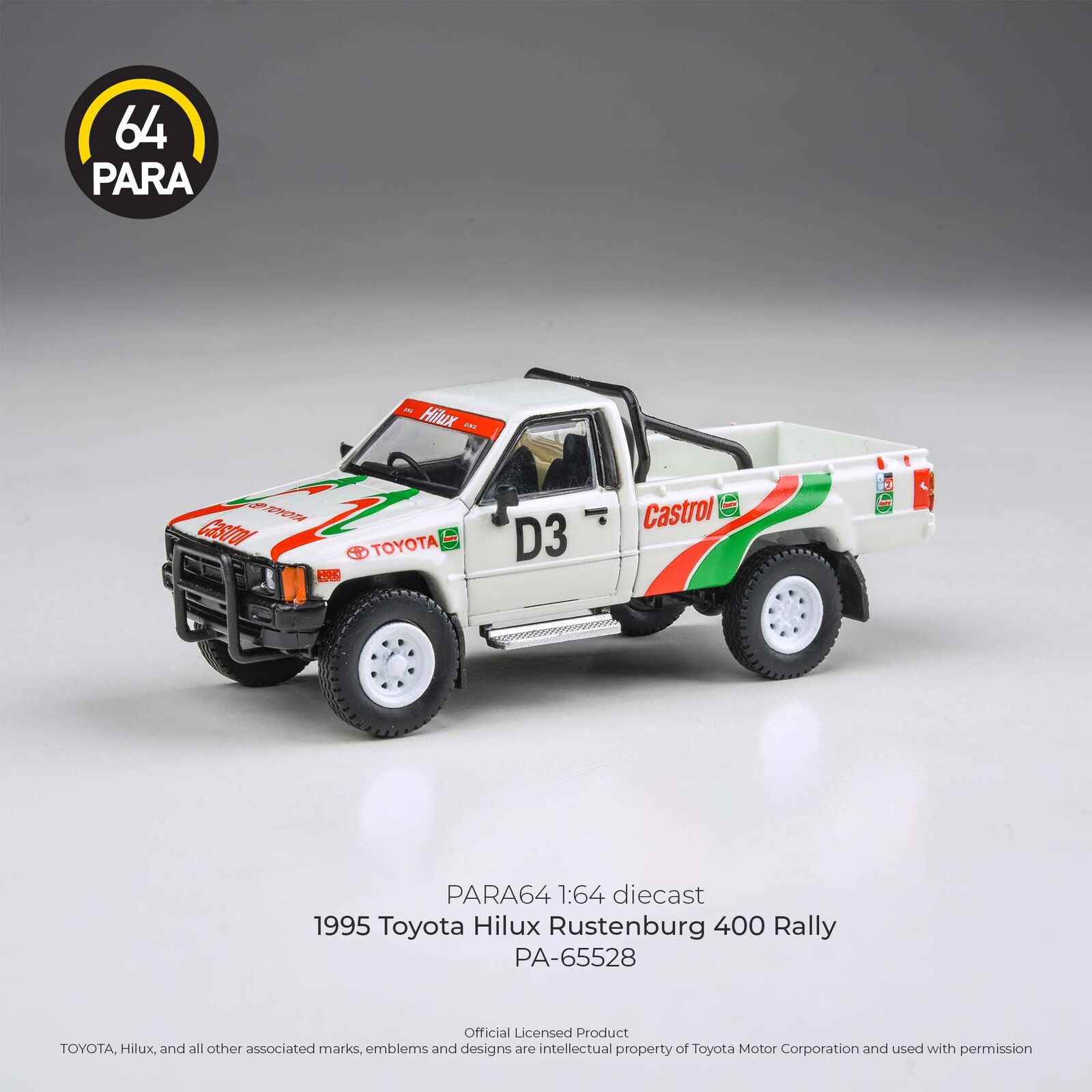 Para64 PA-65528 1995 Toyota Hilux Rustenburg 400 Rally RHD Diecast Model Car