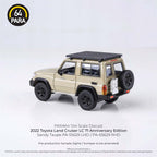 Para64 PA-65568 2023 Toyota Land Cruiser 71 Sandy Taupe Anniversary Edition Right Hand Drive Diecast Model Car