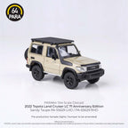 Para64 PA-65568 2023 Toyota Land Cruiser 71 Sandy Taupe Anniversary Edition Right Hand Drive Diecast Model Car